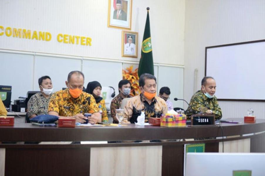 Sekdaprov Riau Sampaikan Perkembangan RTRW kabupaten/Kota Provinsi Riau