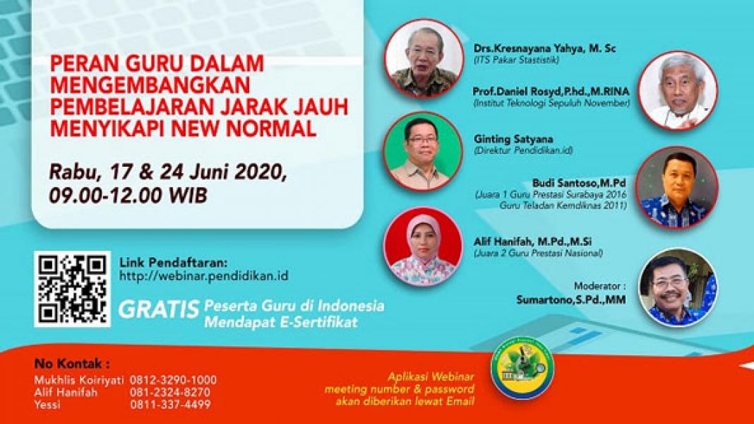 Webinar `Peran Guru dalam Mengembangkan Pembelajaran Jarak Jauh` Pecahkan Rekor Pendaftar