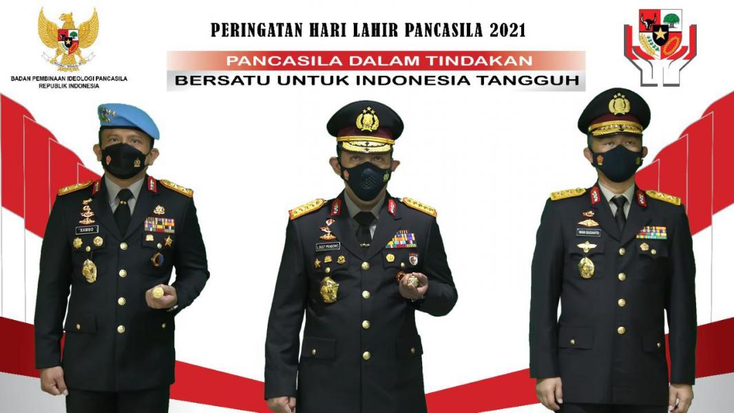 Hari Lahir Pancasila, Kapolri: Bersatu dan Gotong Royong Melawan Covid-19 