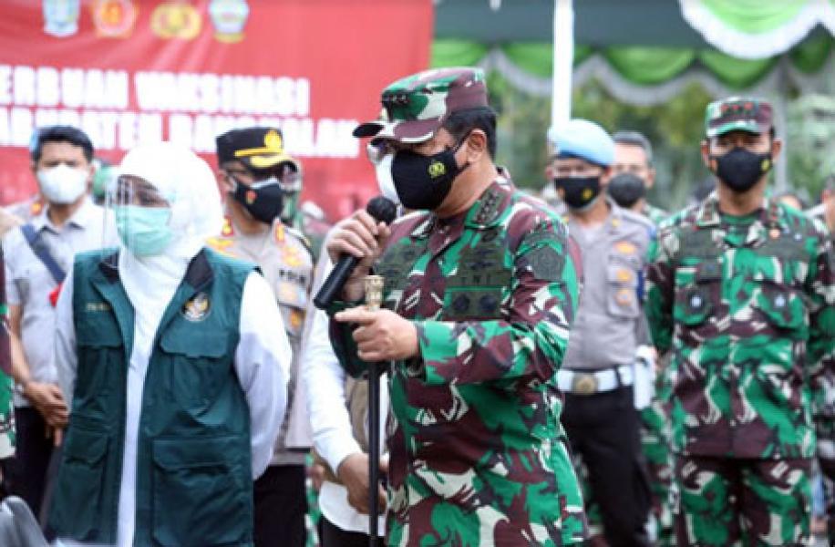 Masyarakat Bangkalan Ucapkan Terima Kasih Kepada Panglima TNI 