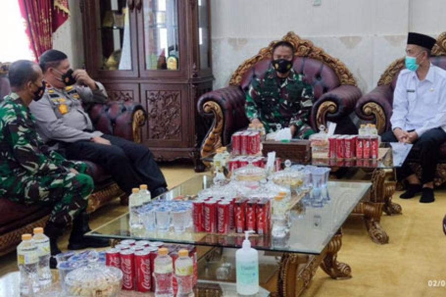 Pangdam I BB Tinjau Penanganan COVID-19 dan Vaksinasi di Kota Dumai