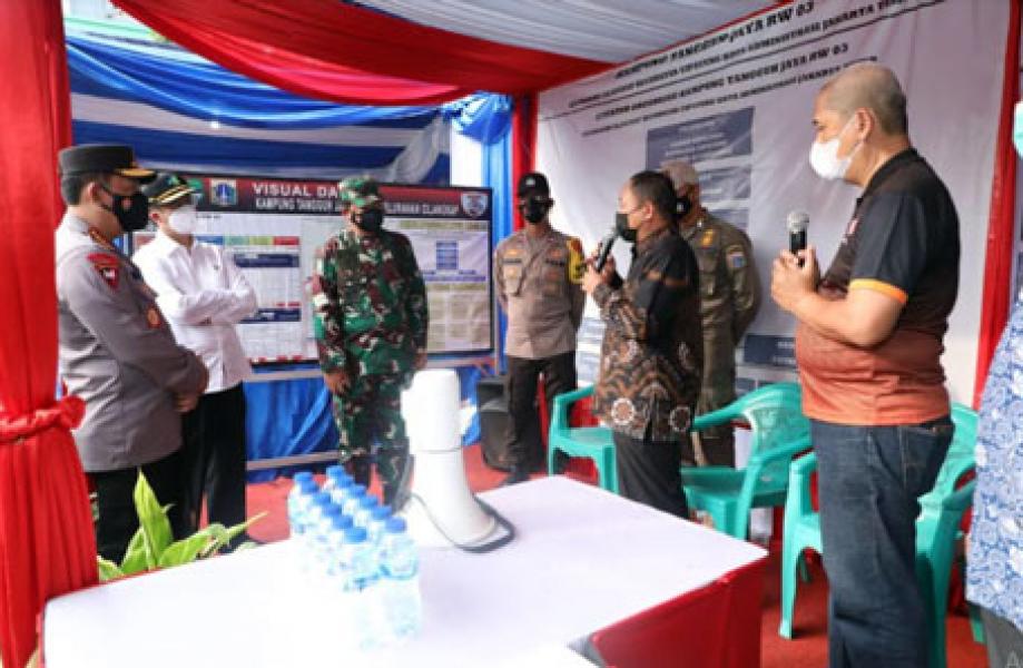 Panglima TNI Sidak Ke Posko PPKM RW 03 Kelurahan Cilangkap 