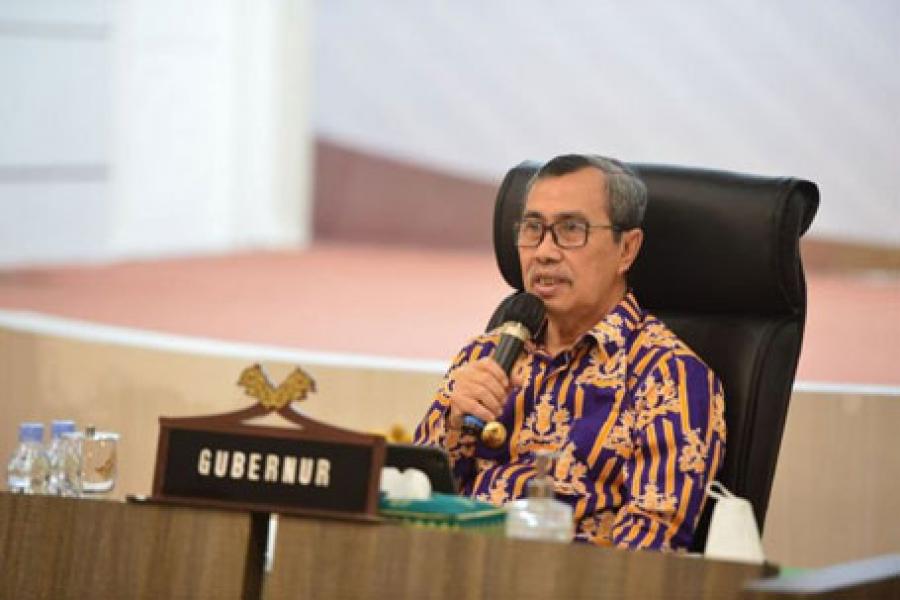 Terima Kunker Komisi IX DPR RI, Gubri Paparkan Upaya Pengendalian Covid-19 di Riau