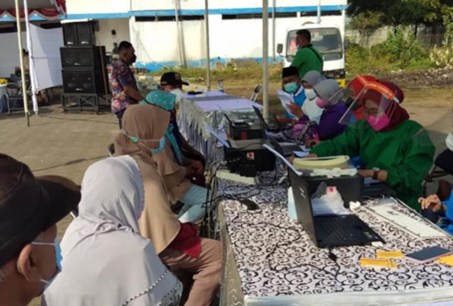 Vaksinasi Tahap Kedua, Satgas Covid Targetkan 2 ribu Warga Bangkalan Harus Divaksin
