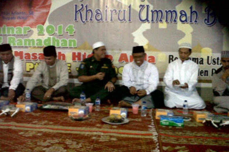 Bupati Inhu Buka Puasa Bersama di Pondok Pesantren Khairul Ummah