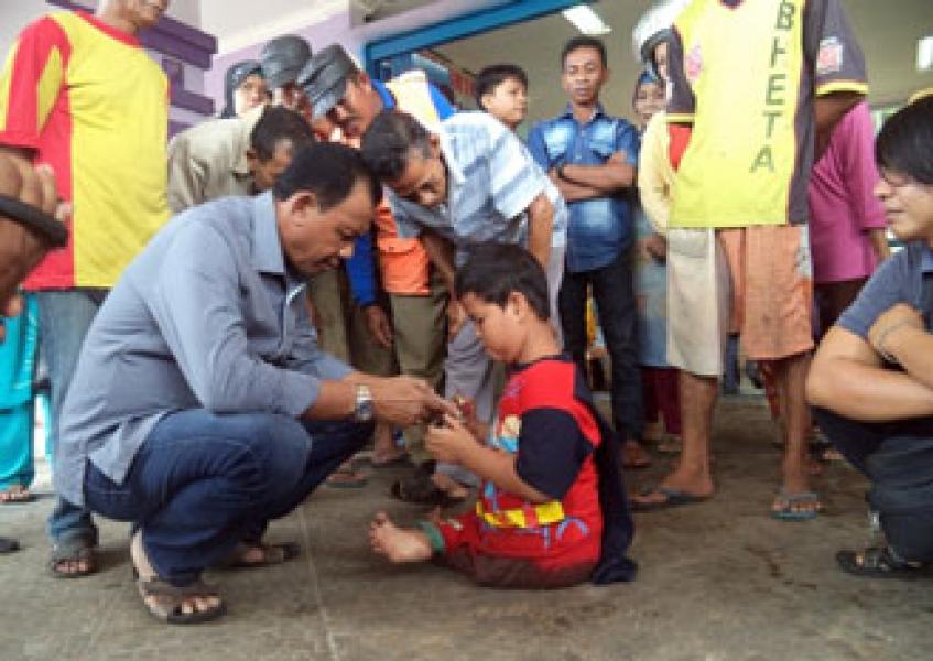 Bupati Rohil Blusukan Dipasar Trubuk Bengkalis