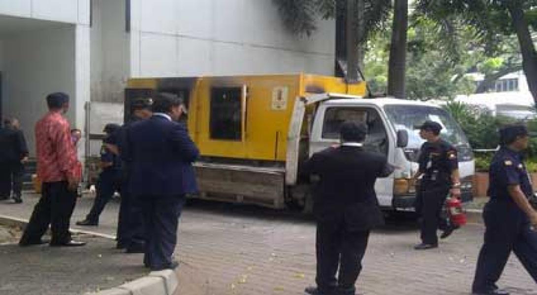 Genset di Kompleks Istana Negara Terbakar