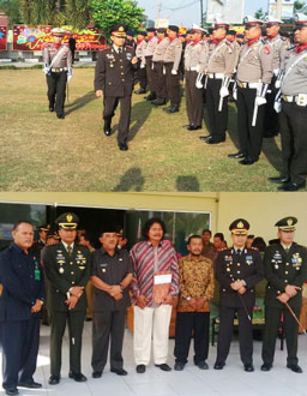 HUT Bayangkara Ke-68, Polres Kampar Berikan Penghargaan