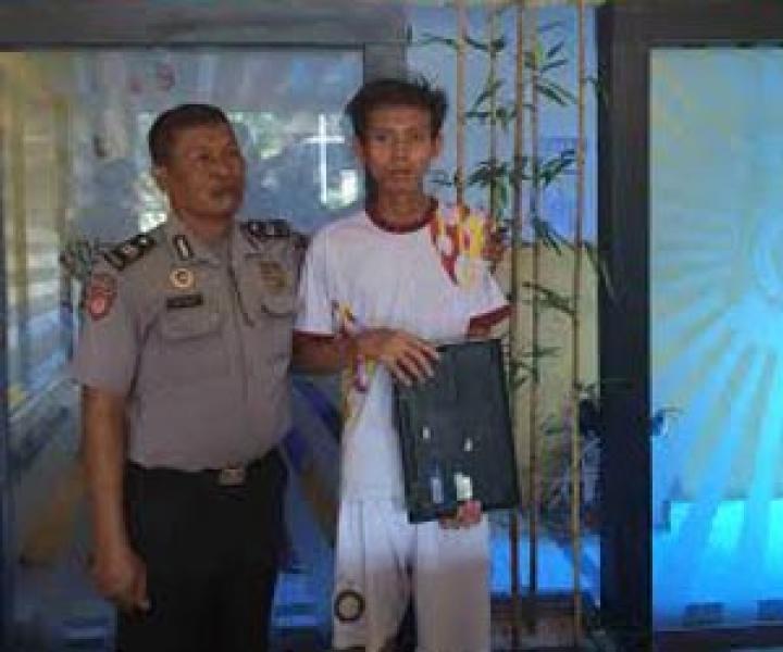 Maling Laptop Diringkus Polisi