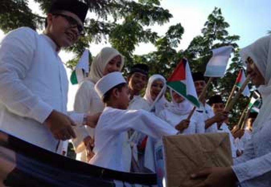 Masyarakat Siak Antusias Galang Dana Untuk Palestina