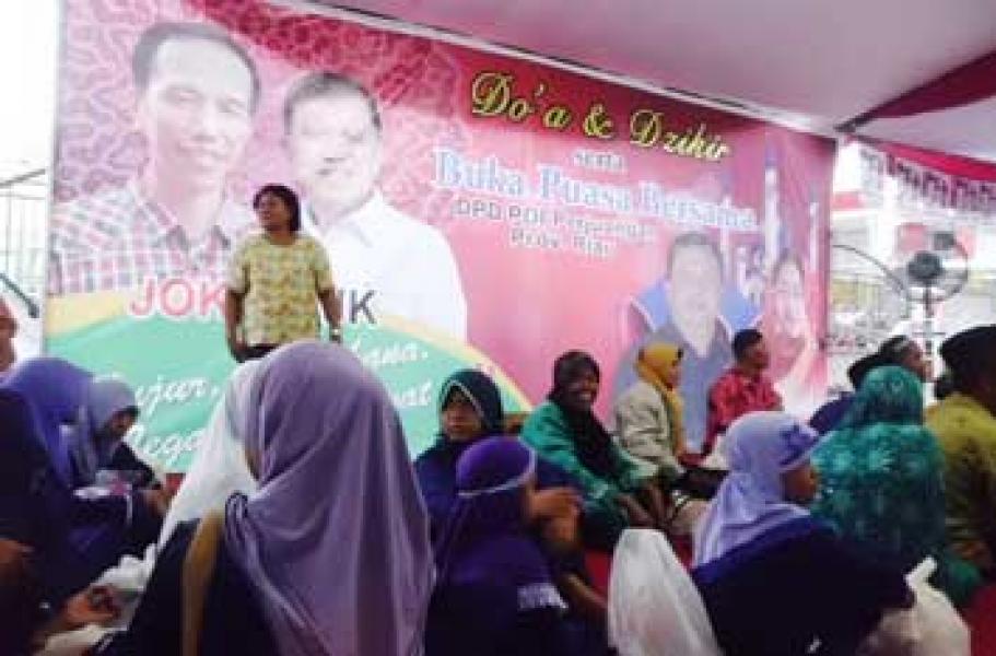 PDI-P Riau Buka Puasa Bersama Sekaligus Do`a Untuk Kemenangan Jokowi-JK
