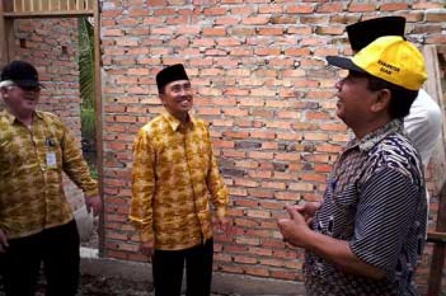 Realisasi Pembangunan RLH Sungai Apit Capai 70 Persen