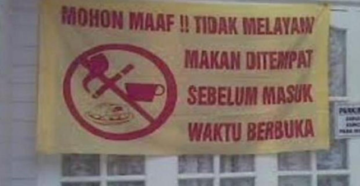 Satpol PP Tetap Patroli Rumah Makan yang Buka Siang Hari