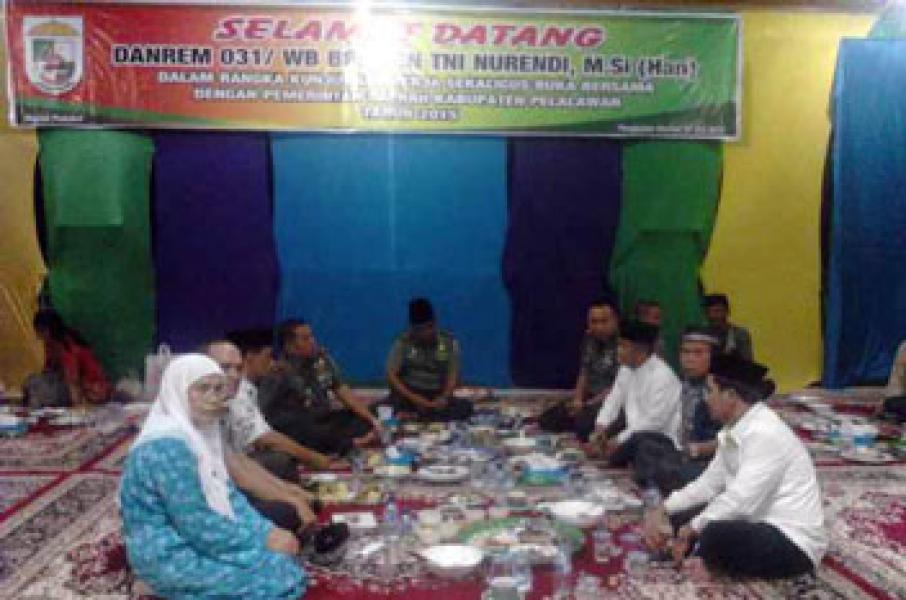 Bupati Harris Buka Bersama Danrem 031