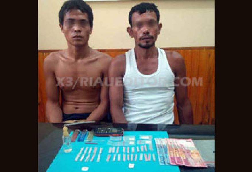Dua Bandar Sabu di Rambah Hilir Ditangkap Berikut 31 Paket Sabu