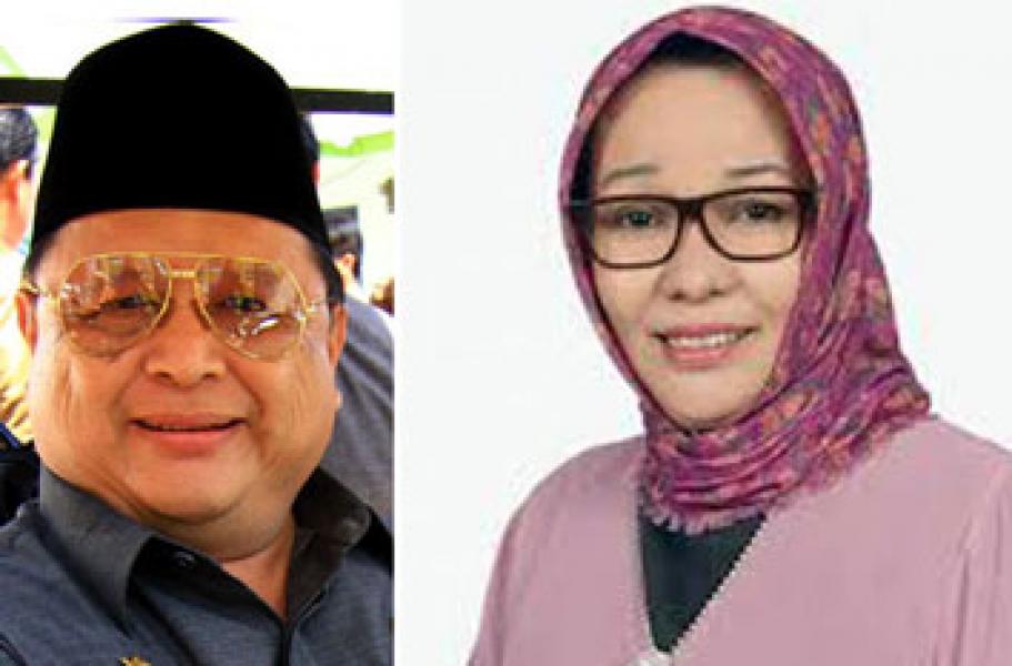 Empat Parpol Deklarasikan Pasangan HT Mukhtarudin dan Hj Aminah Susilo