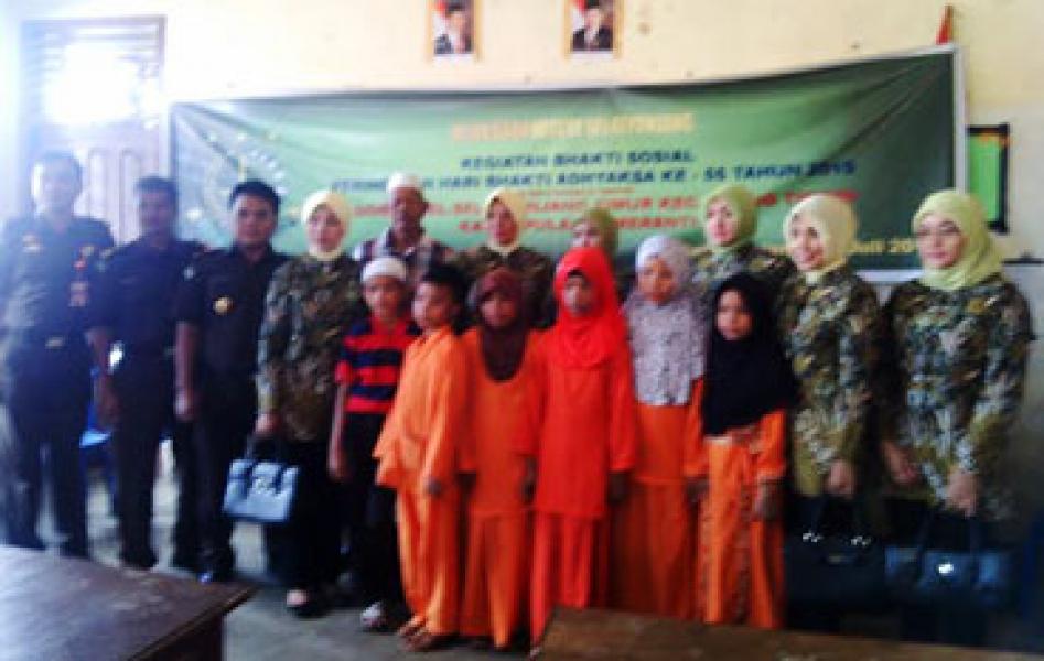 HUT Adhiyaksa ke 55, Kejaksaan Selatpanjang Gelar Bakti Sosial