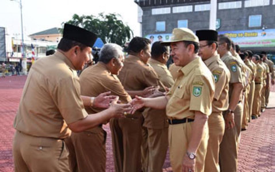 Jelang Akhir Masa Jabatan, Bupati Herliyan Pamitan