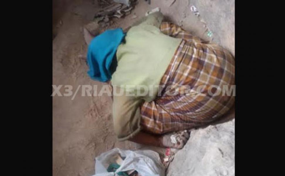 Mayat Wanita Tua Ditemukan Tewas dibawah Jembatan Fly Over Siak IV
