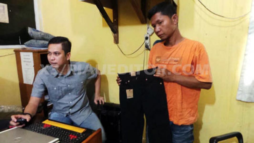Nyolong Dua Lusin Celana Jeans, Buruh Nyaris Dihakimi Massa