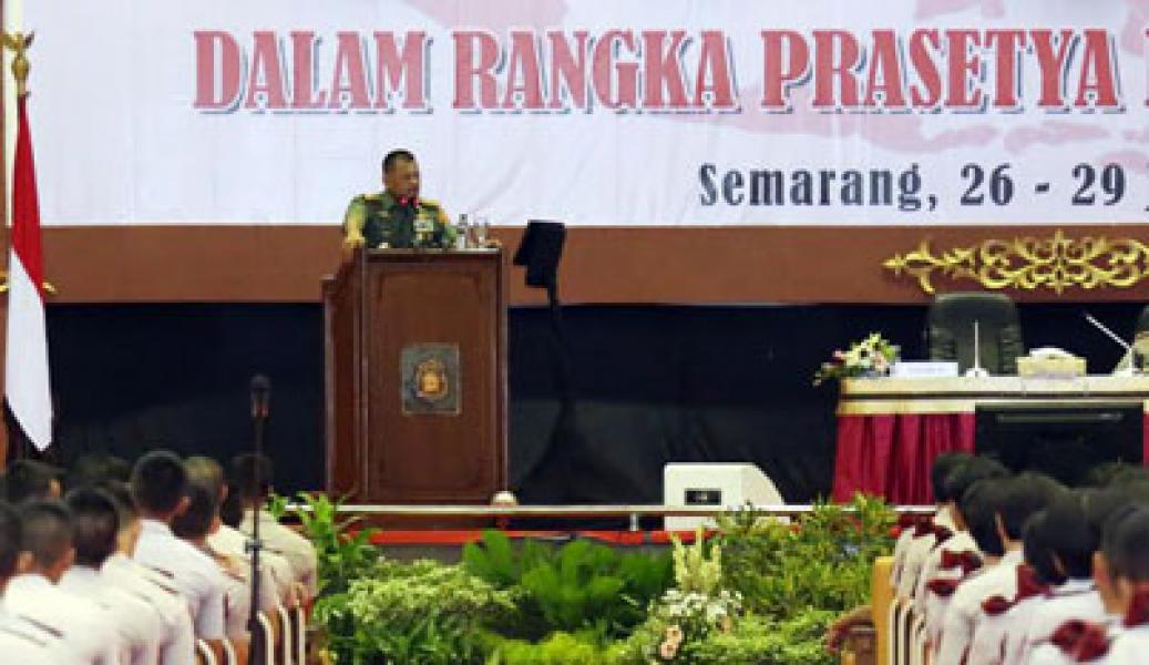 Panglima TNI Bekali 793 Calon Perwira Remaja TNI dan Polri