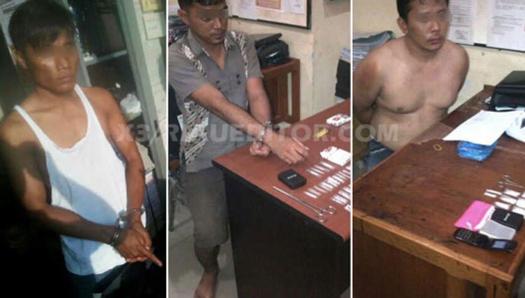 Polres Dumai Tangkap 3 Pengedar Sabu Dalam Sehari