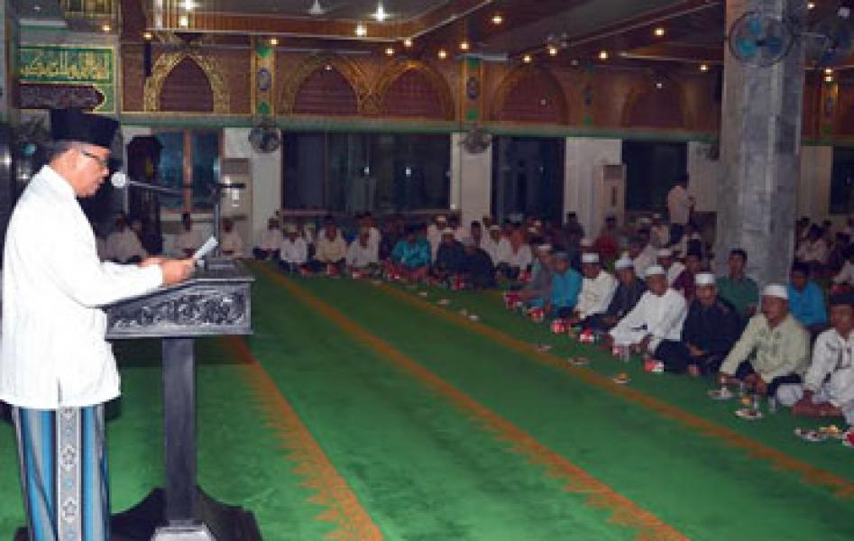 Ratusan Warga Padati Malam Nuzulul Quran di Masjid Istiqomah Bengkalis