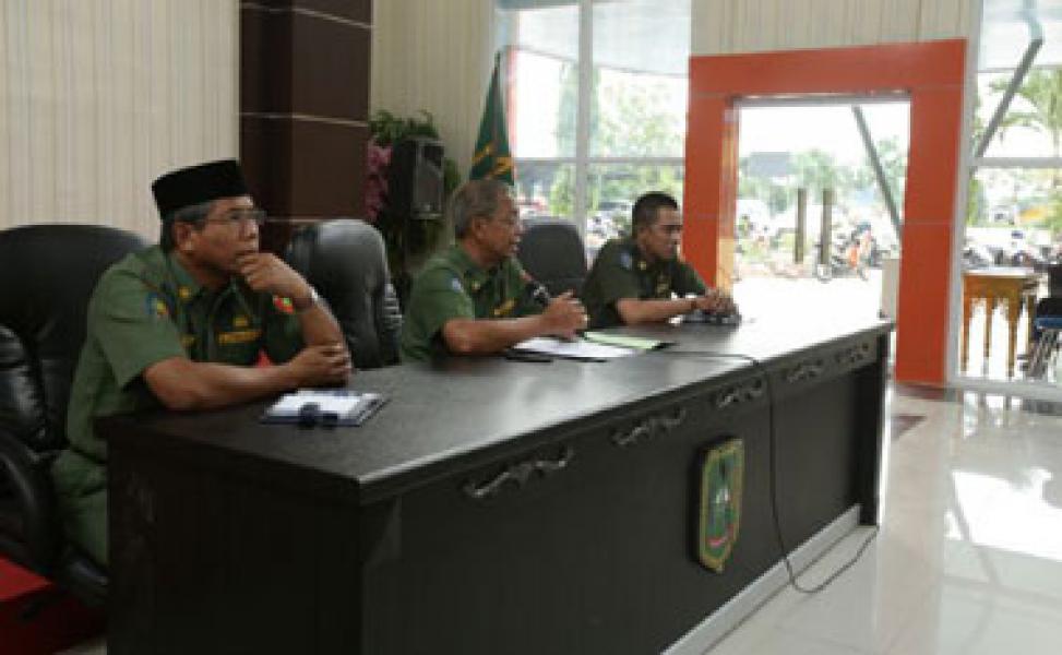 Sekda Pimpin Rakor Kesiapan Menghadapi Idul Fitri 1436 H
