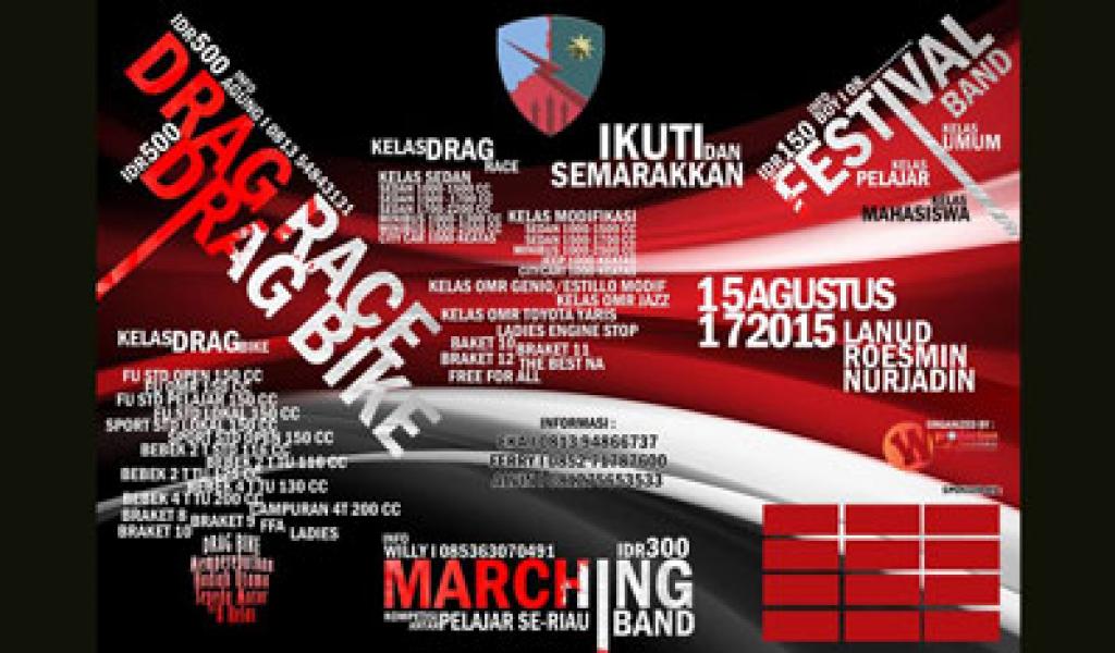 Semarak Parade Merah Putih di Lanud Roesmin Nurjadin