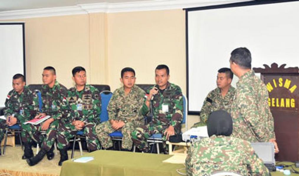 148 Prajurit TNI, ATM dan PDRM Ikuti Diskusi Bencana Alam Latgabma Malindo