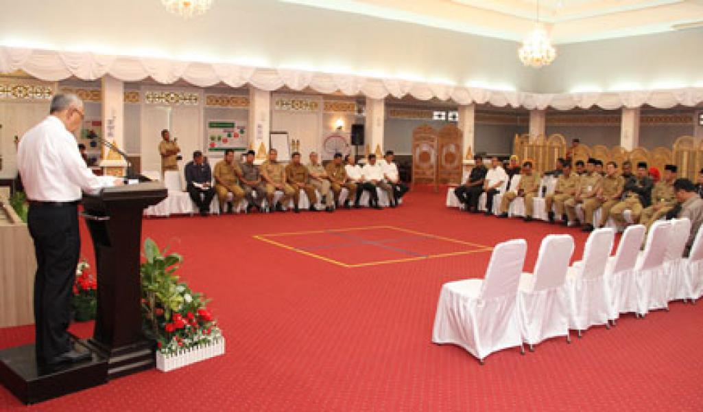 Bupati Inhil Hadiri Workshop Tunas dan Sistem Integritas yang ditaja KPK