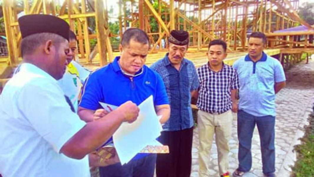 Bupati Inhu Sidak Persiapan MTQ Tingkat Kabupaten di Kecamatan Siberida