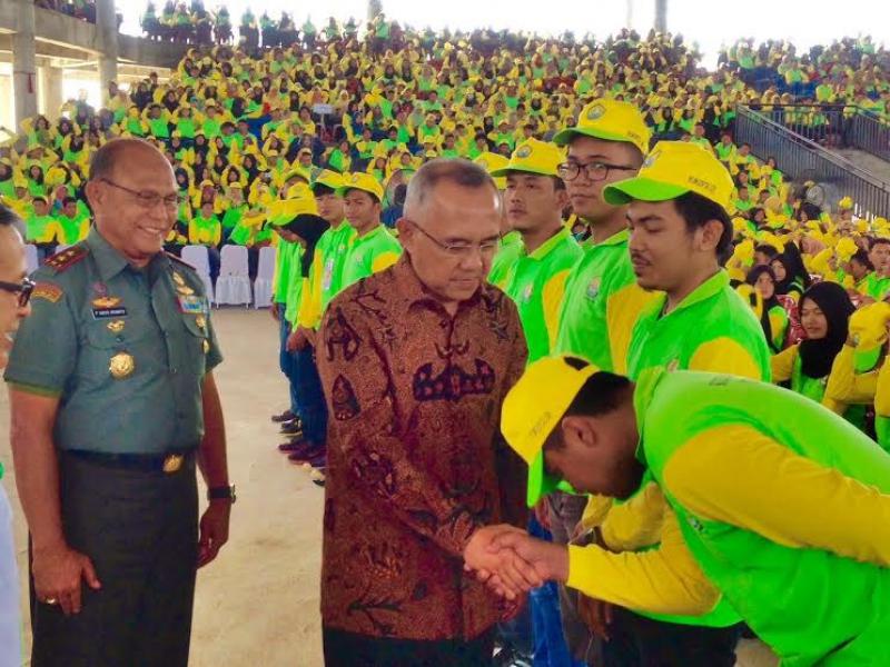 Cegah Karhutla Gubri Lepas 5.136 Mahasiswa KKN UR ke 405 Desa di Riau