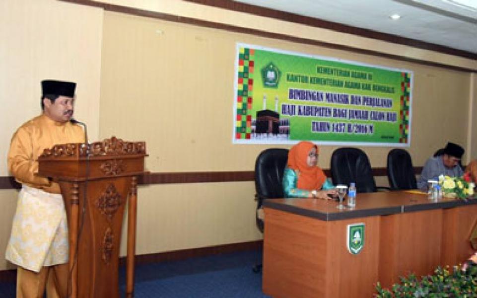 Dalam Penyelenggaraan Haji Pemkab Bengkalis Komit Berikan Layanan Terbaik