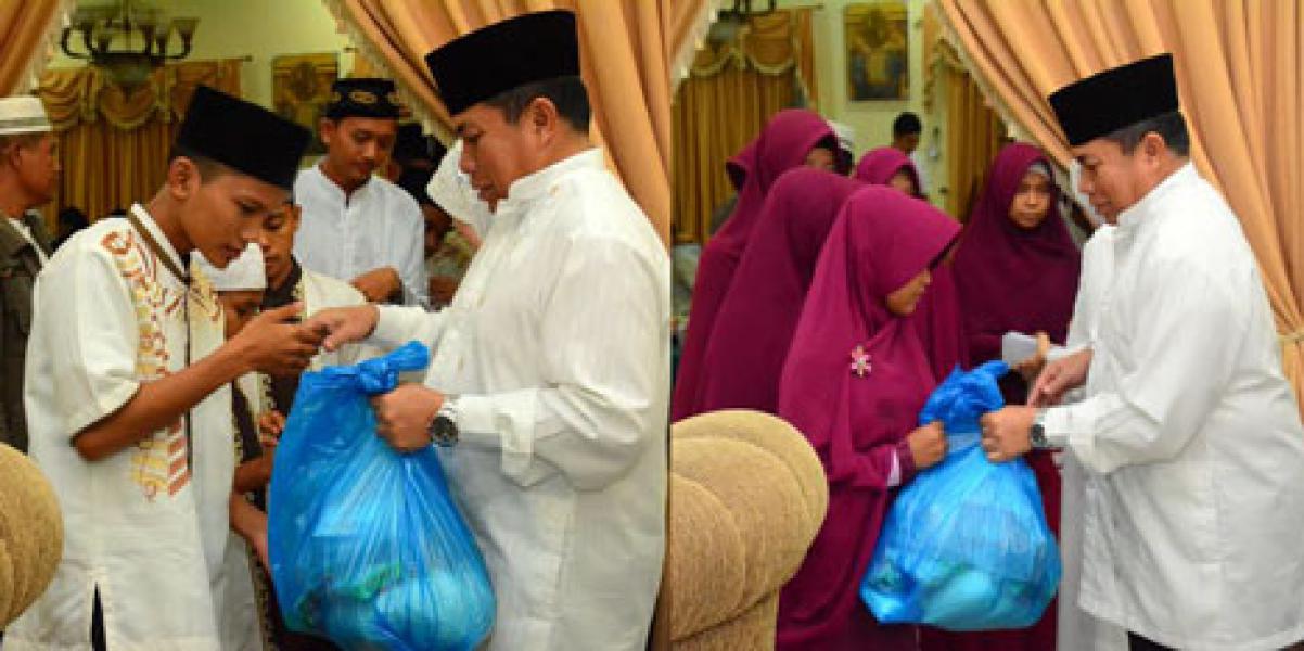 Danrem 031/Wirabima Buka Puasa Bersama Anak Yatim