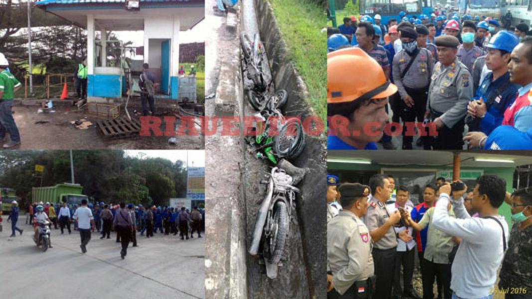 Dinilai Arogan, Ratusan Karyawan Gabungan Kontraktor Bentrok dengan Security PT RAPP