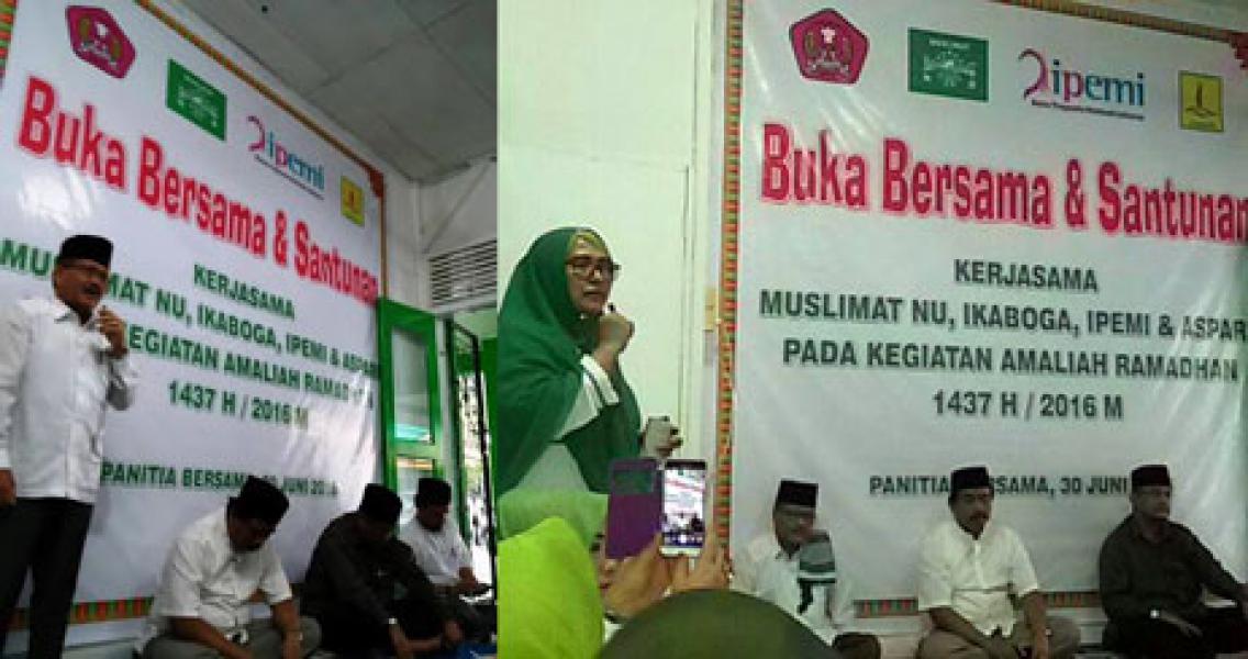 Empat Organisasi Gelar Buka Puasa Bersama di Kantor Muslimat NU Riau