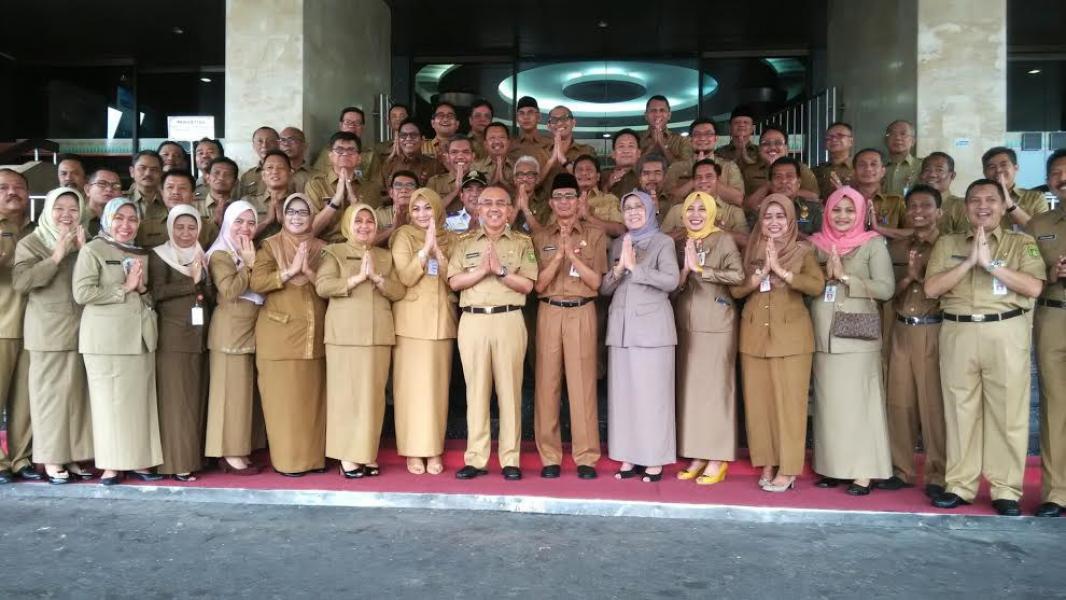 Halal Bihalal Bersama ASN Pemprov Riau, Gubri Himbau SKPD Kejar Serapan APBD