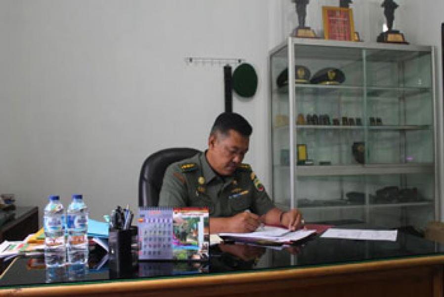 Kasilog Korem 031/Wirabima: Prajurit Harus Bekerja Ikhlas dan Penuh Semangat