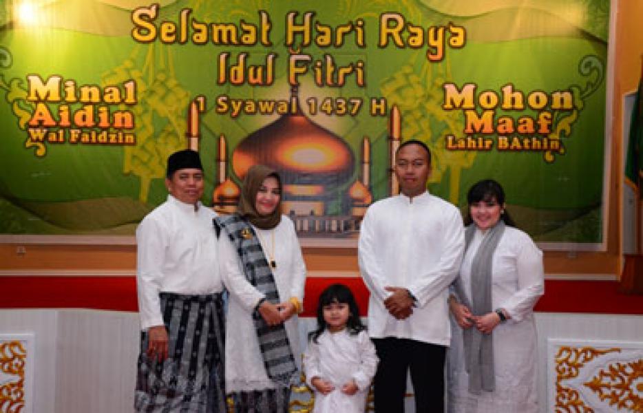 Kebersamaan Idul Fitri 1437 H, Danrem 031/Wirabima Gelar Open House Selama Tiga Hari