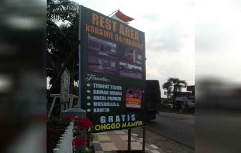 Koramil 04/Mandau Sediakan Rest Area Buat Para Pemudik