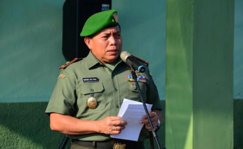 Kunjungan Wapres Berjalan Lancar, Danrem 031/Wirabima Ucapkan Terima Kasih pada Prajurit