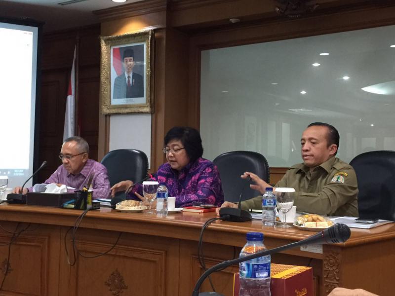 Menteri LHK Bersama Gubri Gelar Rapat Persiapan Kunjungan Presiden RI ke Riau