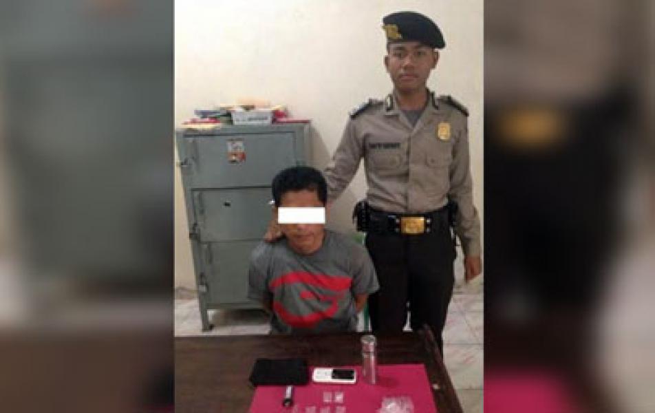Nyambi Jadi Pengedar Sabu, Honorer Sekda Rohil Ditangkap Polisi