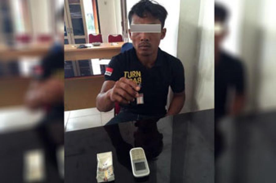 Nyambi jual Sabu, Sopir di Siak Ditangkap Polisi