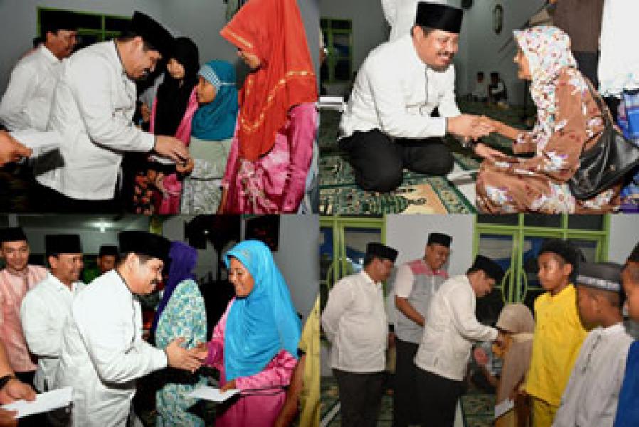 Penghujung Ramadhan, Bupati Sambangi Warga Sungai Batang