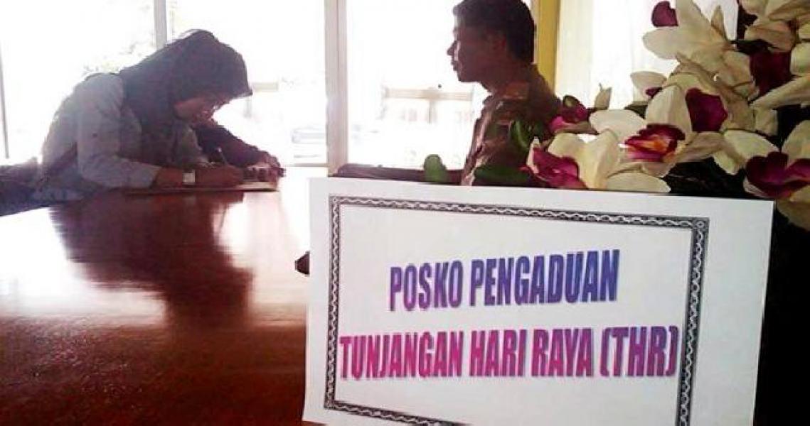 Posko Pengaduan THR 2016 Disnakertrans Pelalawan Masih Buka