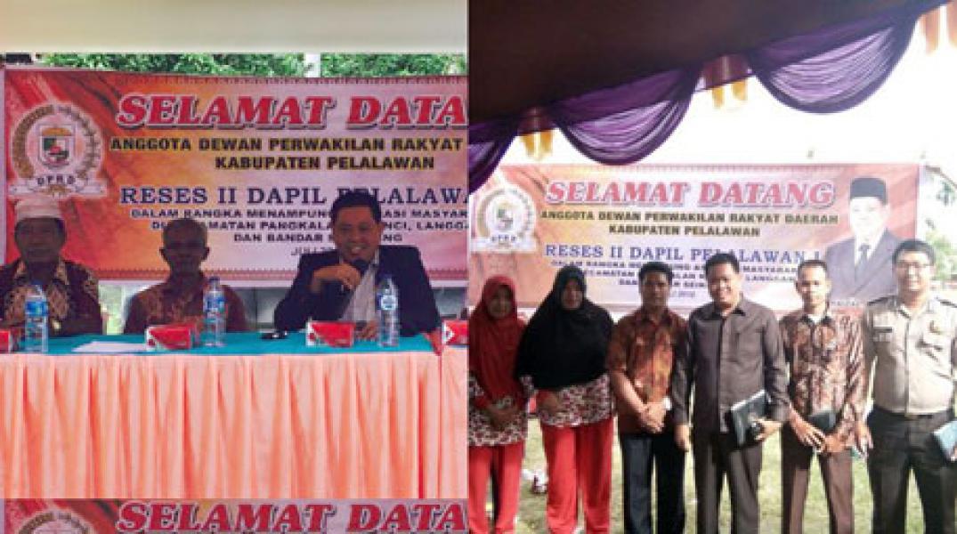 Reses Dewan Dapil 1, Masyarakat Desak Pemkab Pelalawan Bangun Sekolah Baru