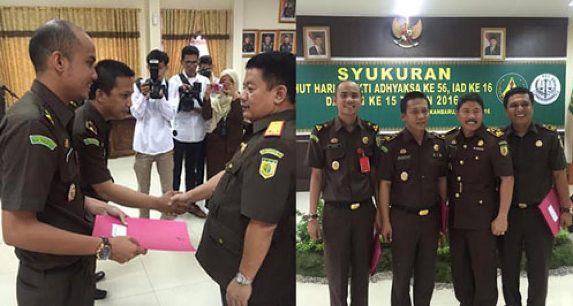 Salut, Pidum Kejari Rohil Terbaik di Riau