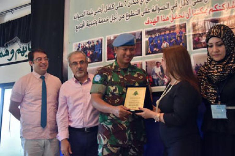 Satgas Konga XXIII-J/Unifil terima Penghargaan di Lebanon Selatan